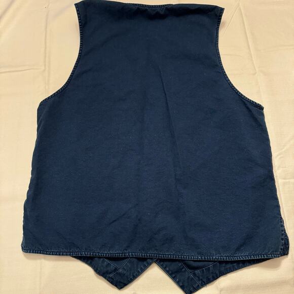 Carole Little Sport Patchwork Brocade Velvet Vest Made in Hong Kong Size 12 - Picture 3 of 8